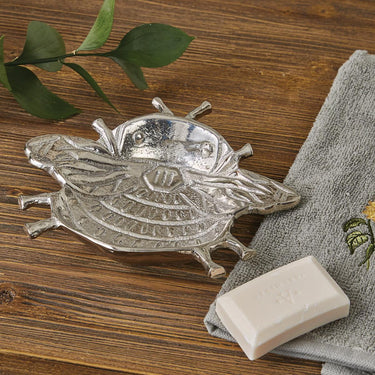 Bee Aluminum Soap Dish/Trinket Tray - Park Designs - The Fox Decor